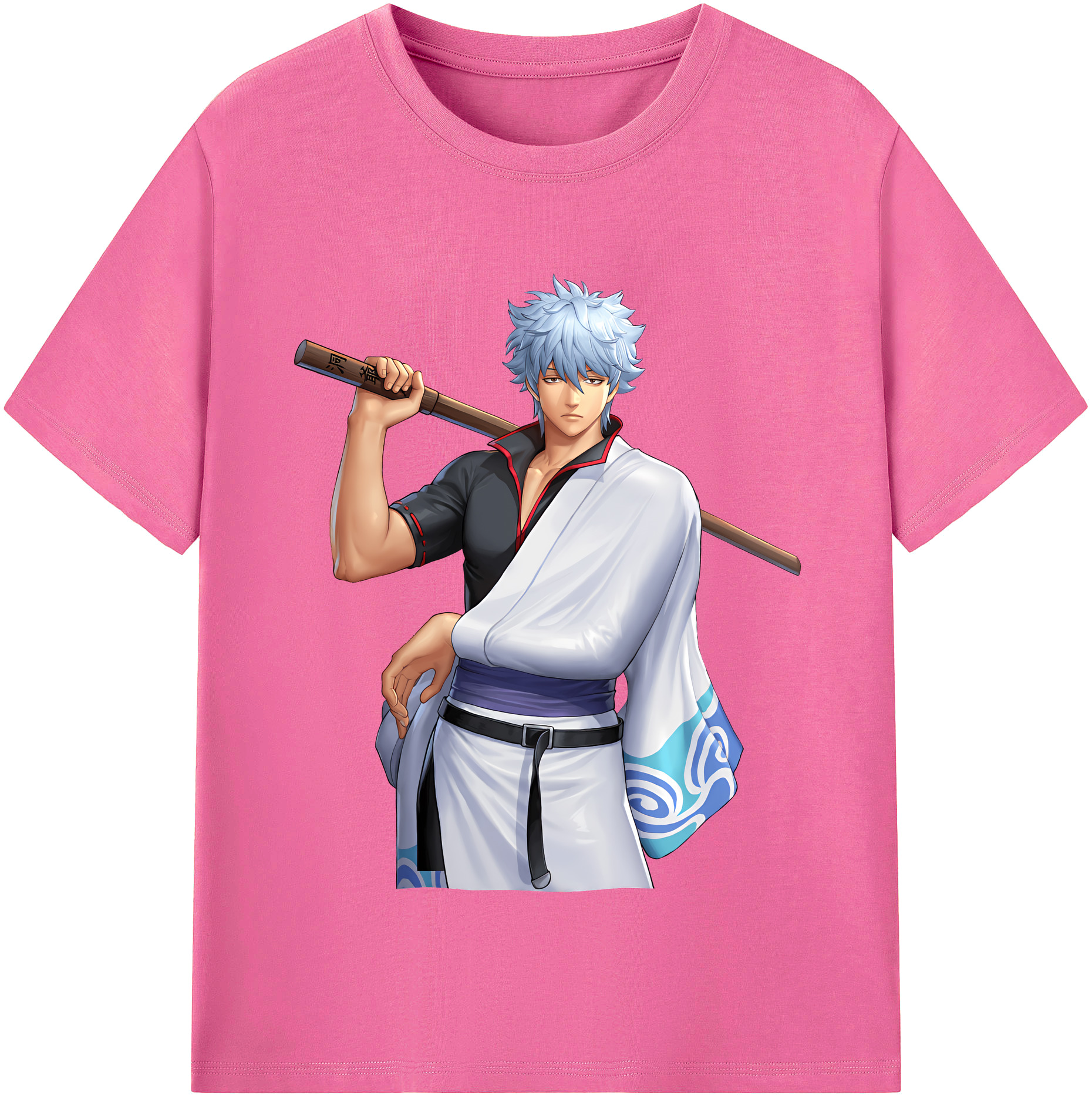 （画像用） ぎんたま 坂田銀時（さかたぎんとき） 神楽 志村新八（しむら しんぱち） GINTAMA Sakata Gintoki Kagura Shimura Shinpachi レディースカジュアルプリントTシャツ（綿100％）